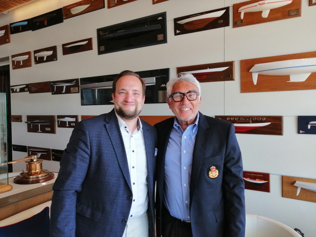 Zsolt Szemerszky and Bernard d'Alessandri