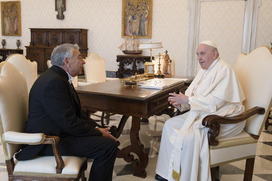 H.E. Mr Philippe Orengo, Ambassador of the Principality of Monaco to the Holy See, presents credentials