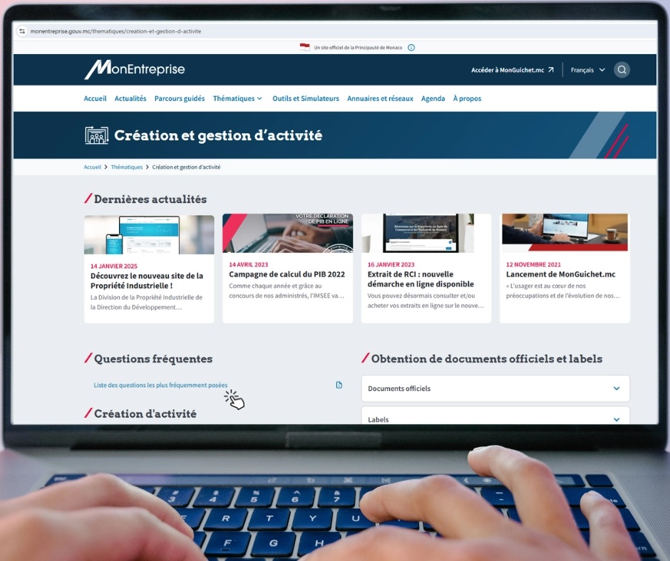 Monaco Business Office - FAQ for your online services