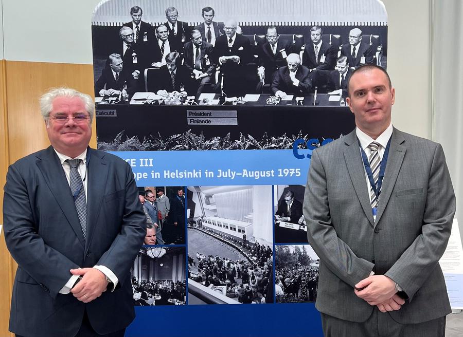 H.E. Mr Lorenzo RAVANO and Mr Jean Laurent IMBERT